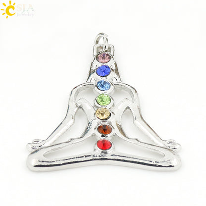 Pendentif énergétique 7 chakras