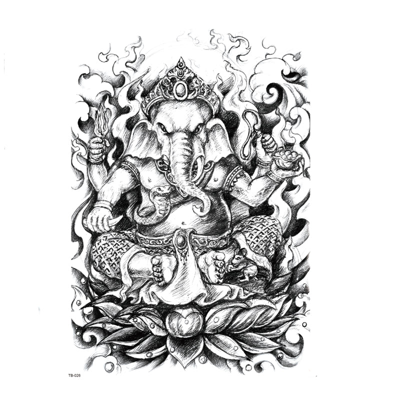 Tatouage temporaire dieu Ganesh