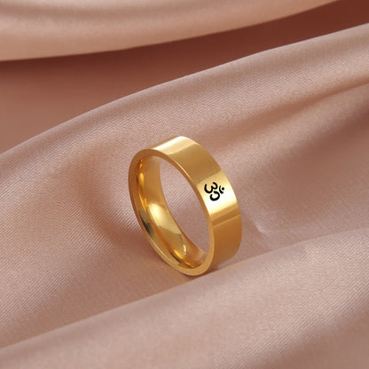 Bague  symbole hindou "Om"