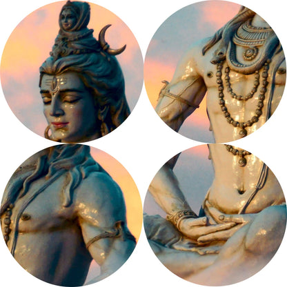 Toile d'art mural Dieu Shiva, détails