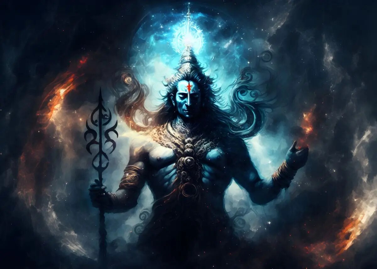 Toiles Dieu Hindous Shiva, univers