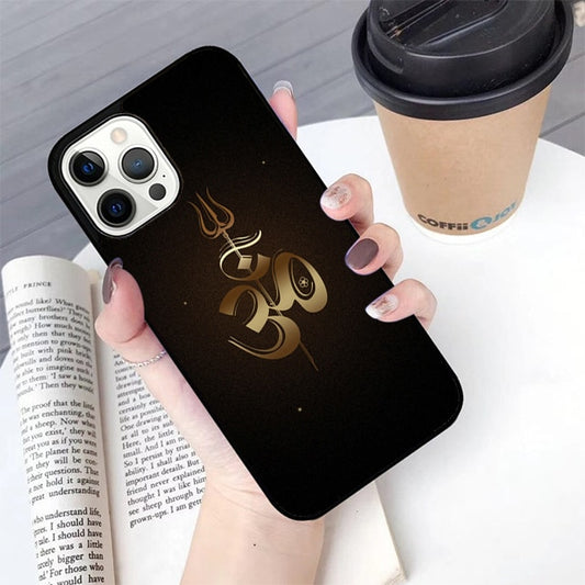 Coque de protection symbole Hindou "Om" (IPhone 4 à iPhone 14)