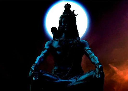 Toiles Dieu Hindous Shiva, claire de lune