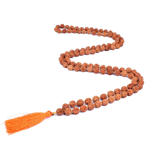 Mâlâ de prières hindou en graines de rudraksha